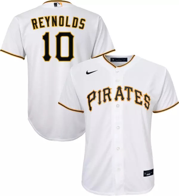 Nike Pittsburgh Pirates #10 Bryan Reynolds White Jersey->pittsburgh pirates->MLB Jersey